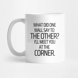 Walls Meet At Corners Mug